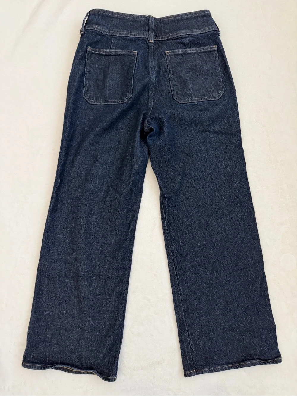 J.Crew Re-Imagined Wide Leg Jeans 26 Dark Wash